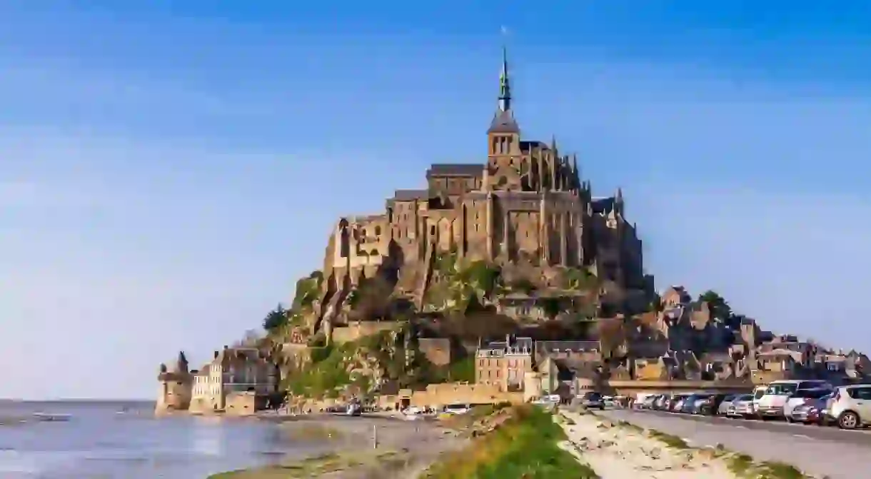 The imposing Le Mont-Saint-Michel, in Basse-Normandie, one of Frances most exquisite sights.