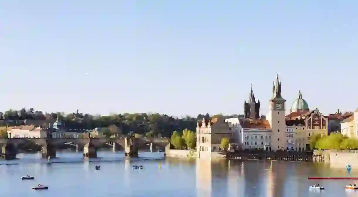 The Charles Bridge on the Vltava River – Prague has history, culture and scenery in abundance