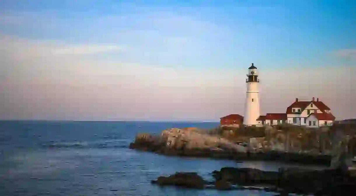 Portland Head Light is a historic lighthouse in Maine, USA