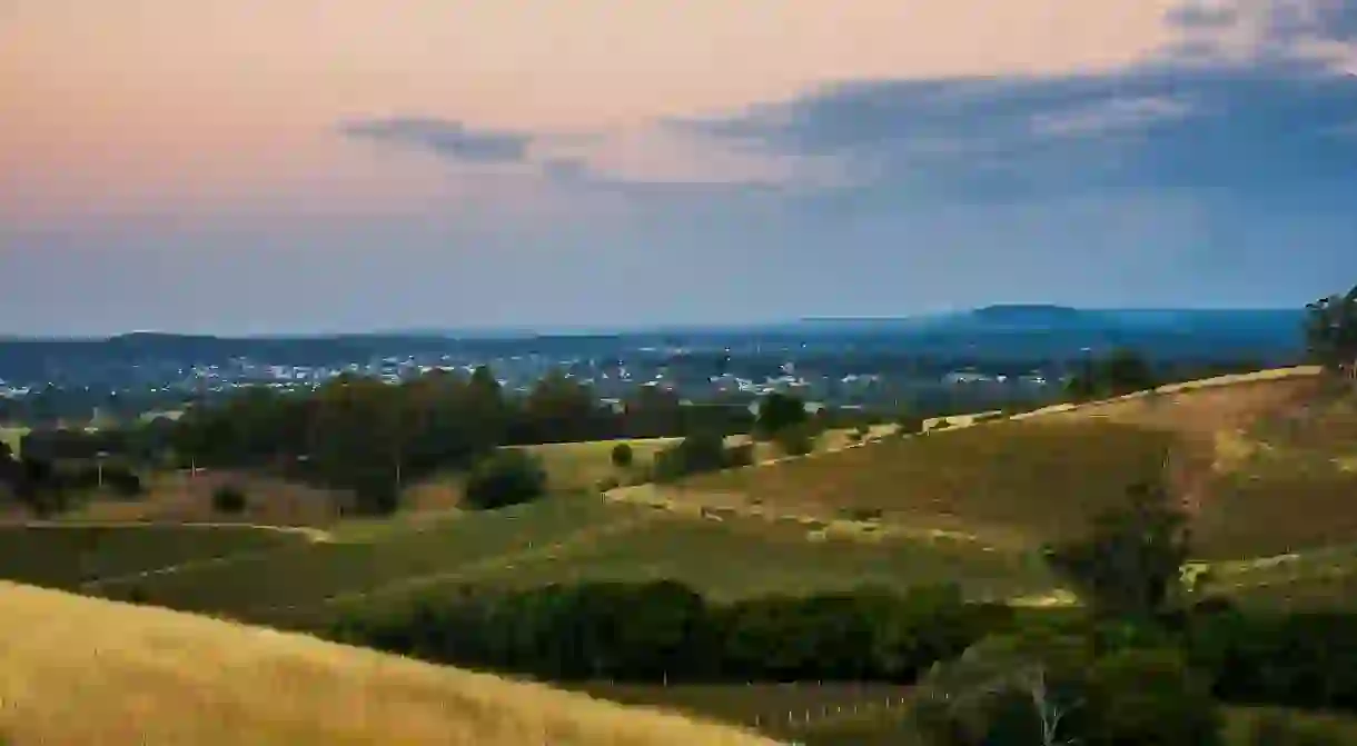 The Hunter Valley Australian landscape, the perfect location for respite and relaxation