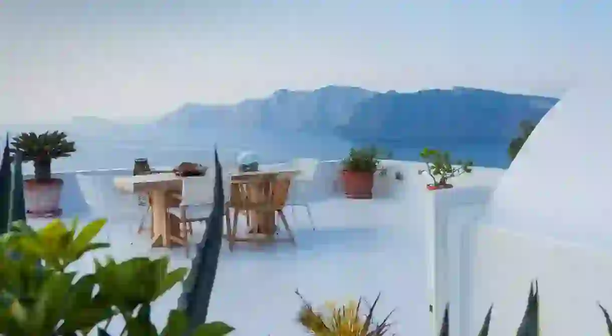 Enjoy Santorinis cliffside views on a stay in Oia