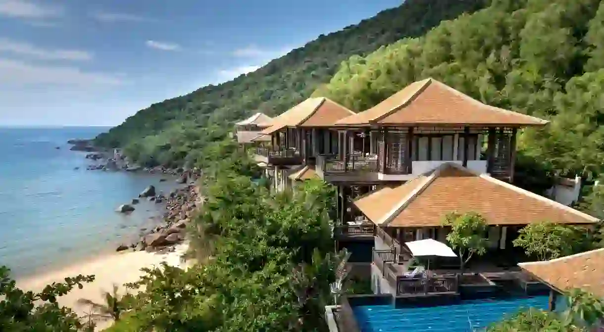 The view from your luxury villa at Intercontinental Danang Sun Peninsula Resort, Vietnam