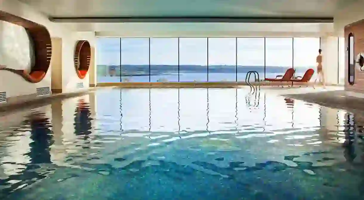 Take a dip in the infinity pool at the Cliff House Hotel spa for a chilled afternoon by the Irish Sea