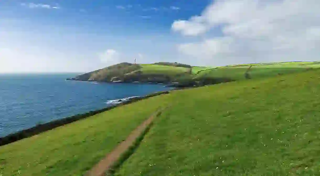 After walking along the South West Coast Path of Cornwall, a dip in a hot tub is well deserved