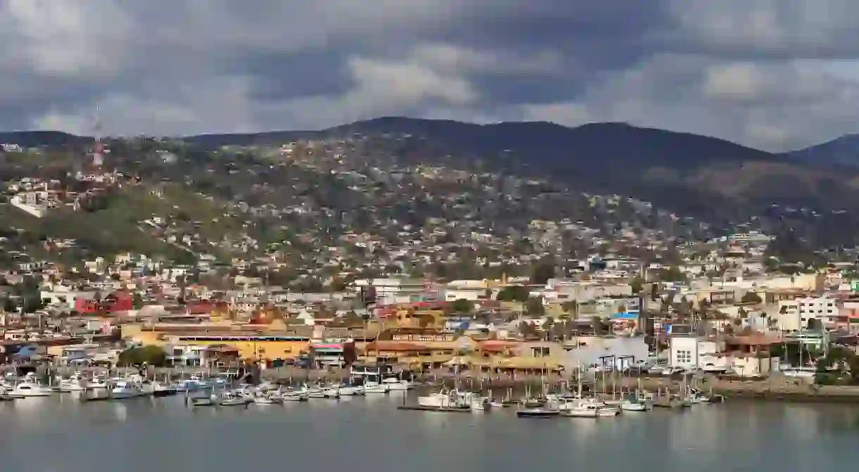 Watch the world go by over a cocktail at the yacht-packed Ensenada Port