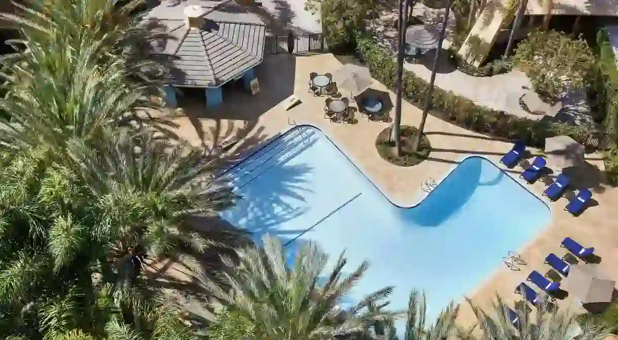 Like so many hotels in Anaheim, the Sheraton has a pool to unwind in