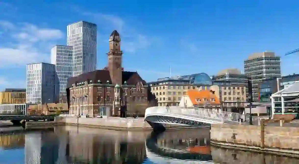 City view of Malmo, Swedens third-largest city