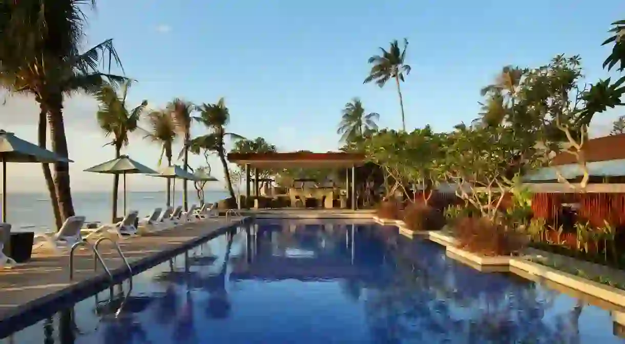 The Anvaya Beach Resort Bali has multiple pools where you can relax and cool off