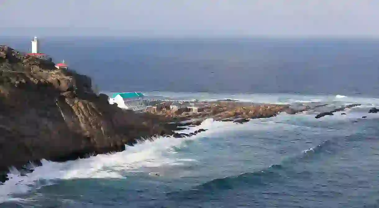 The Point Hotel & Spa is built on the rocks below St Blaize Lighthouse