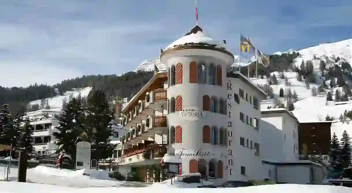 Straight out of a fairytale: Turmhotel Victoria, Davos