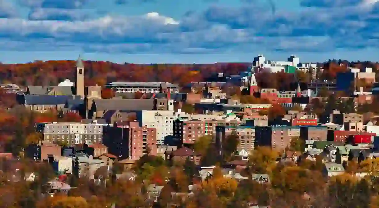 Ithaca, New York, is a charming town that’s home to Cornell University and Ithaca College