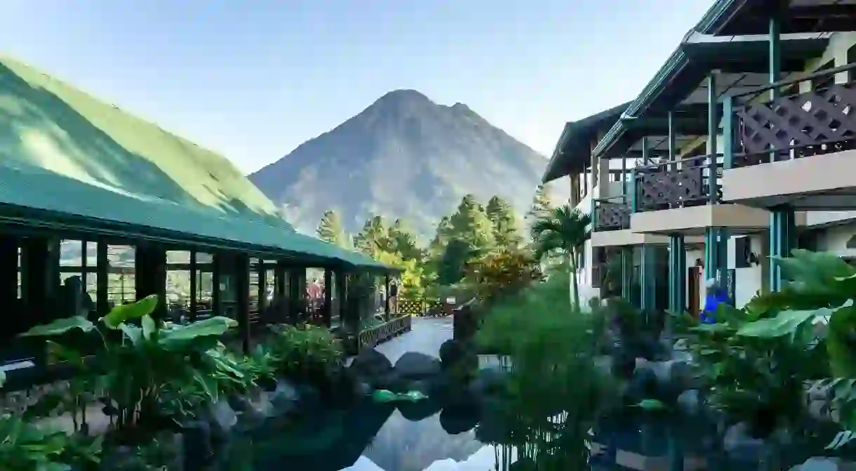 The jaw-dropping view of Arenal Volcano at Observatory Lodge & Spa