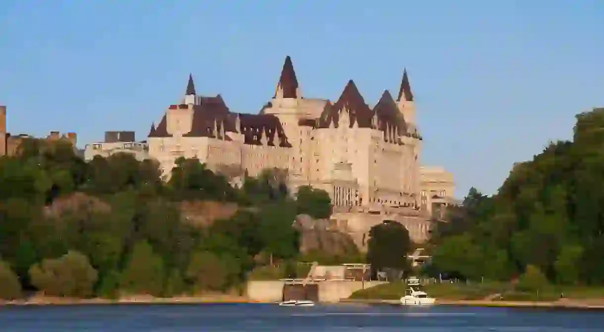 With its castle-like turrets, Château Laurier exudes old-world charm