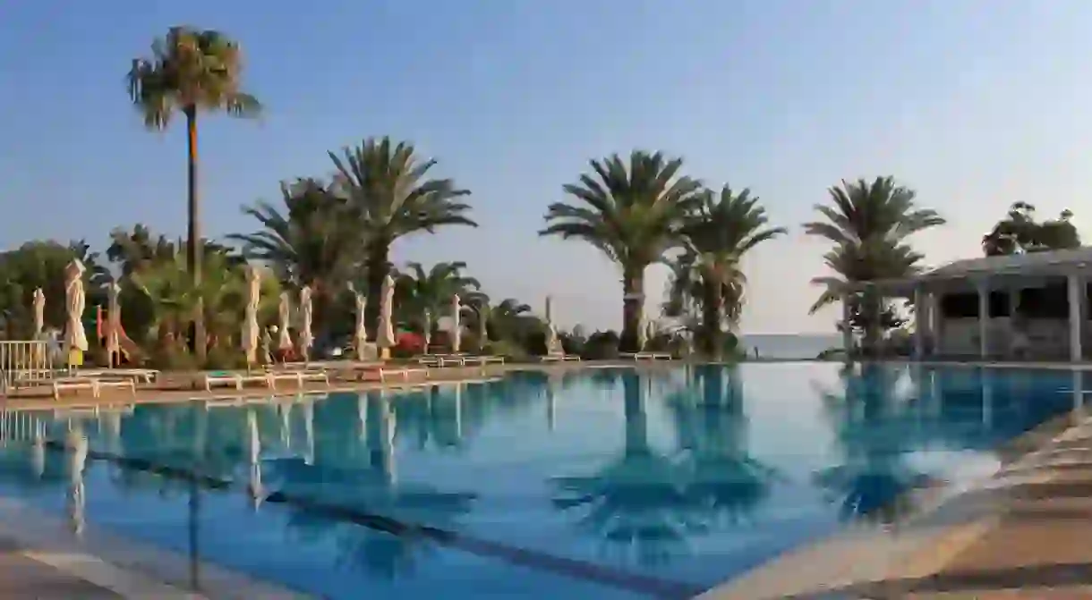 Crystal Springs Beach Hotel is an excellent option in Protaras for those wanting a room away from the crowds