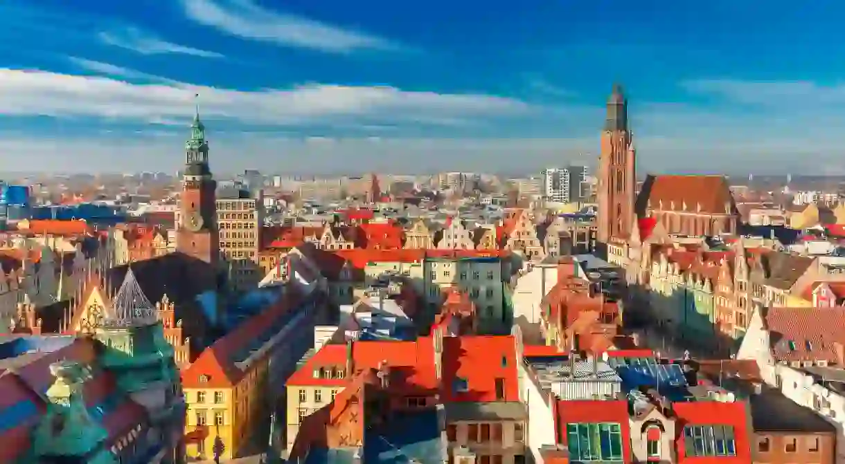 The Old Town boasts some of the best views over Wrocław