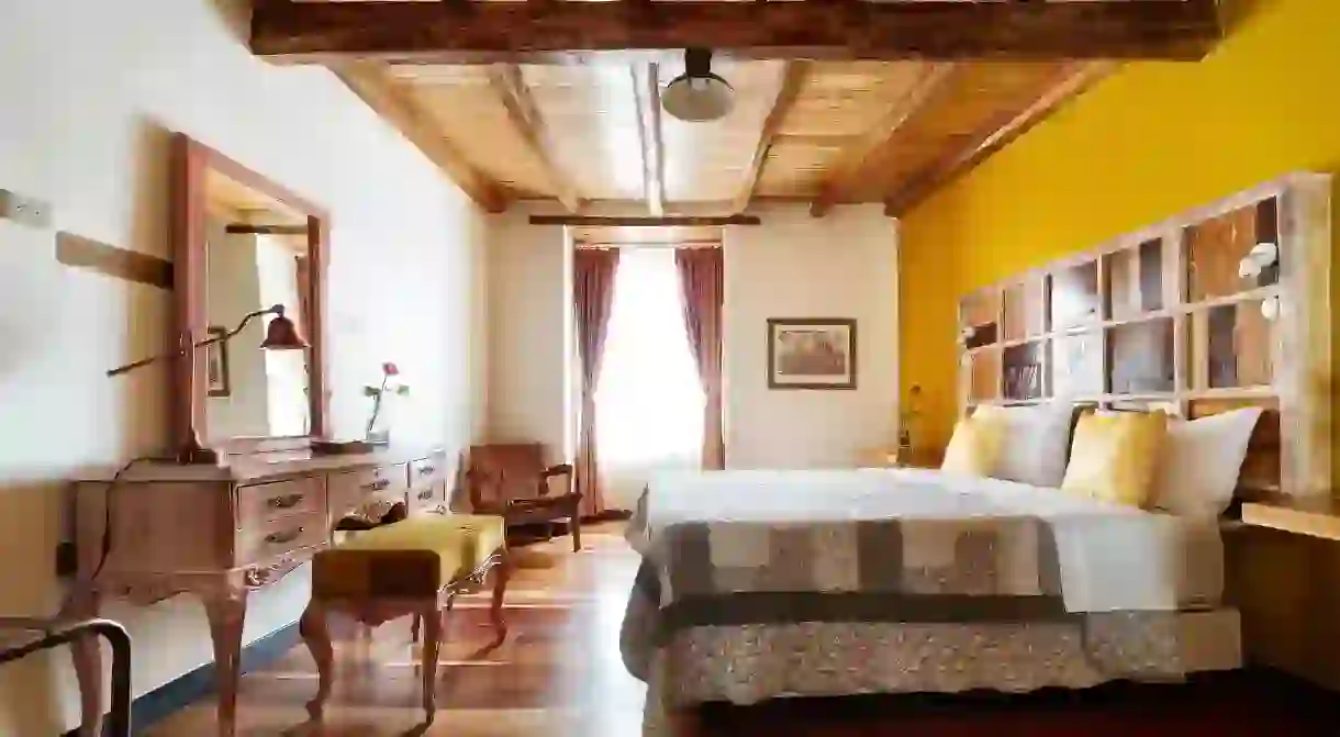 Old Town Quito Apartments is full of original features, reclaimed furniture and retro artefacts