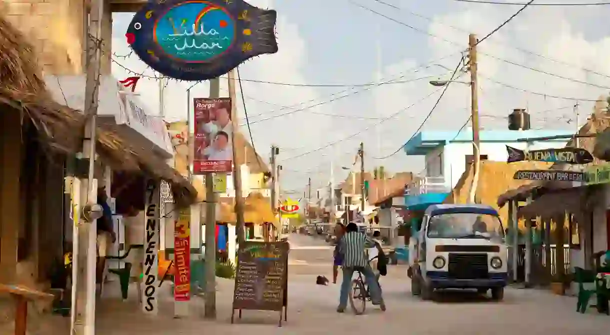 Make sure to take some time away from the beach and experience the small, busy streets of Mexicos Isla de Holbox