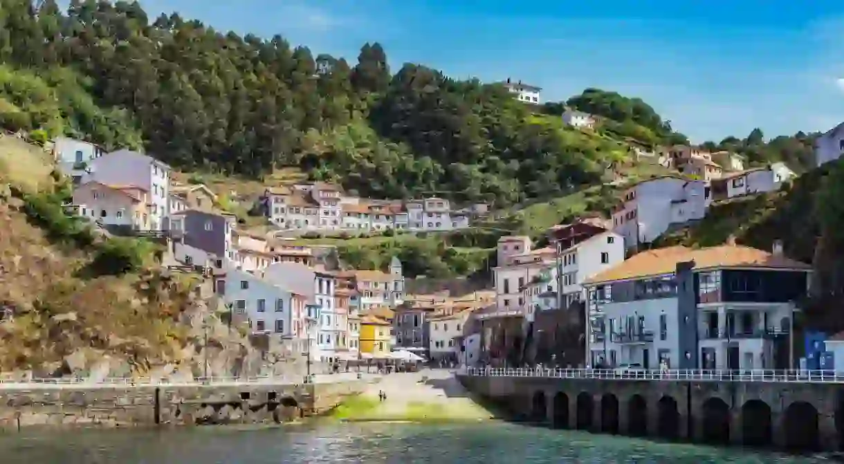 Picturesque fishing villages, such as Cudillero, are dotted along the coast of Asturias