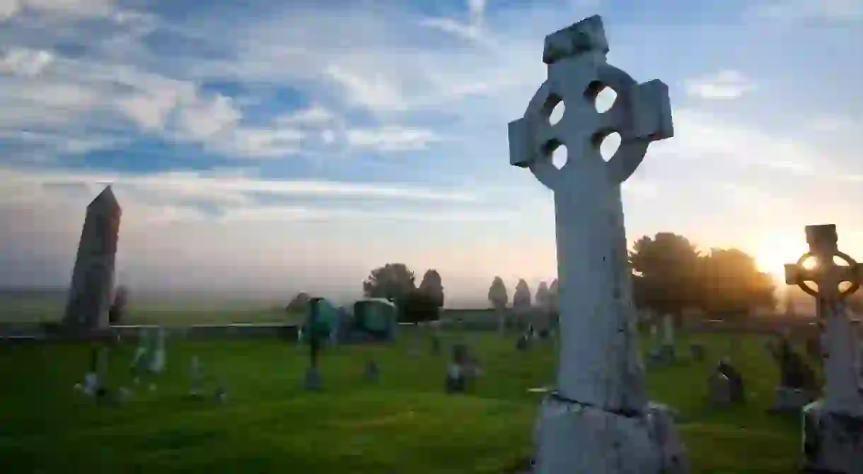 Many Irish names have a long history, if not longer, like the sixth-century Clonmacnoise monastic site in County Offaly, Ireland