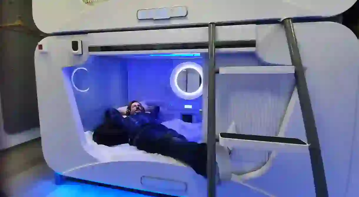 Sleep in a space-age pod at Capsule Hostels Tallinn