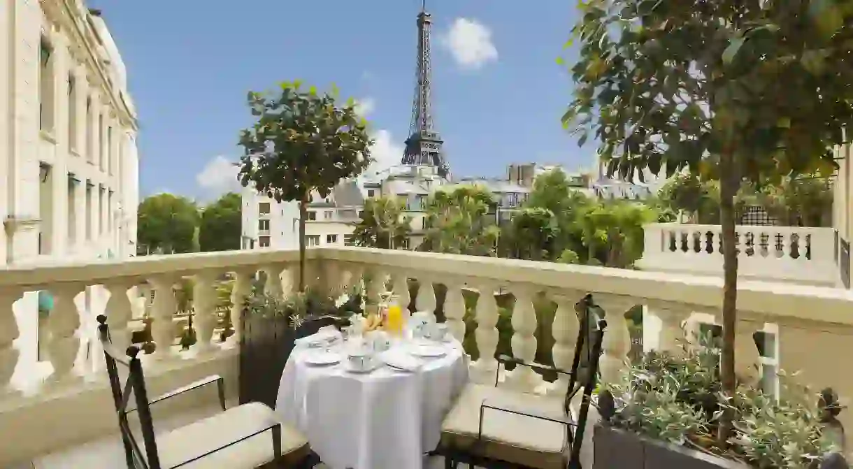 Enjoy dazzling Eiffel Tower views with your breakfast at Shangri-La Hotel, Paris