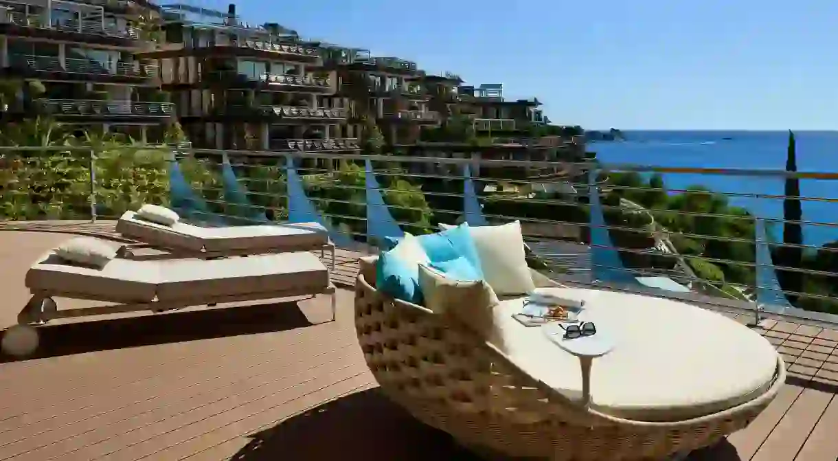 Enjoy sweeping ocean views from your room at Dukley Hotel & Resort in Budva, Montenegro