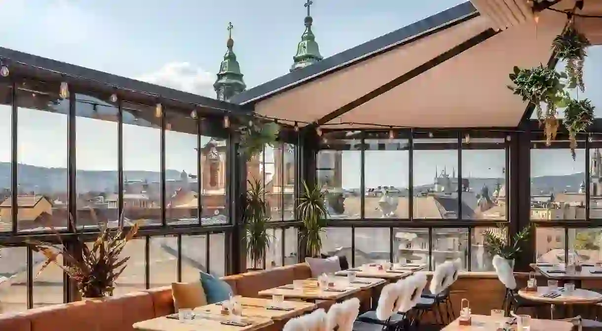 The Hotel Rum Budapest offers incredible views across the city