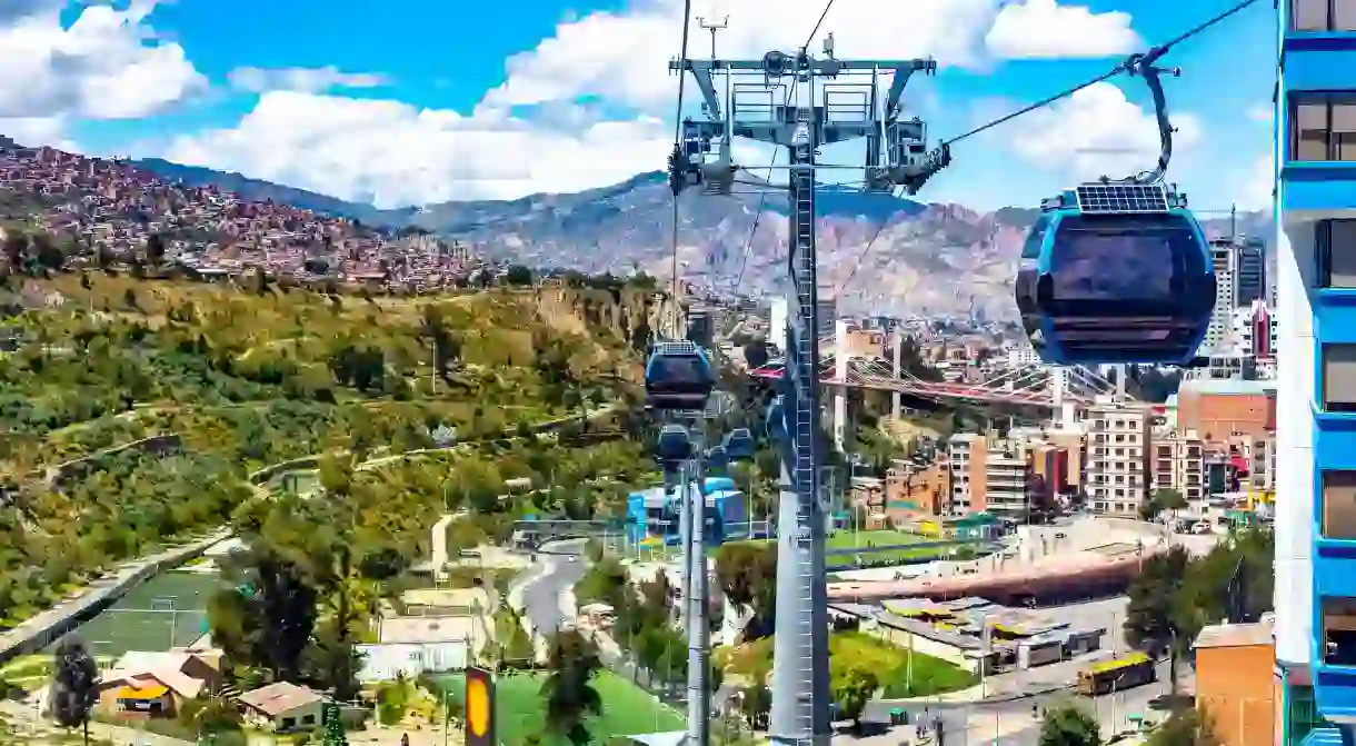 Get around the city on the largest urban cable-car network in the world