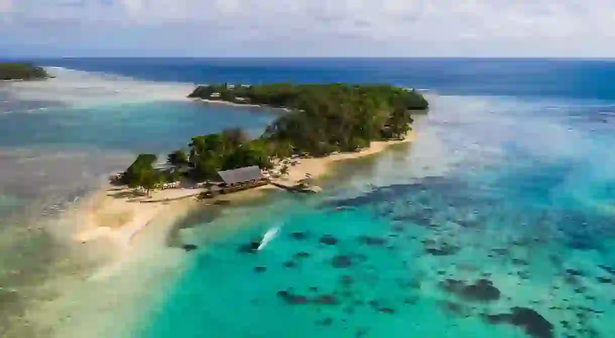 The isolated island of Erakor is just a boat ride away from Port Vila