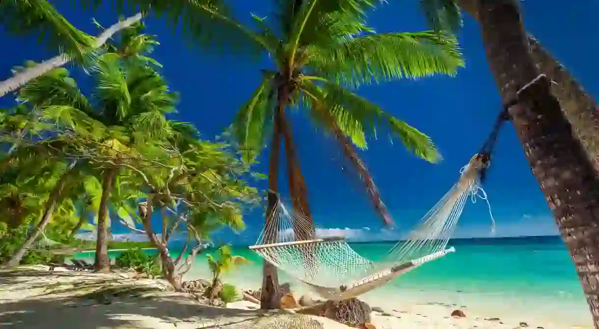 Get a flavour of Fiji by relaxing on a hammock with an ocean view