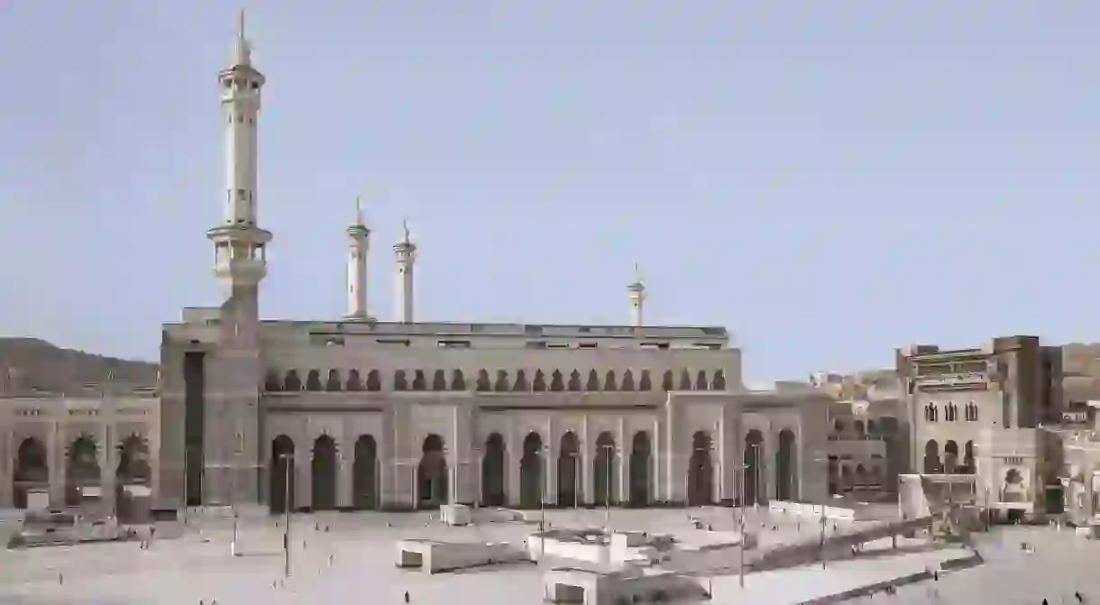 The Hilton Suites has views overlooking the Grand Mosque