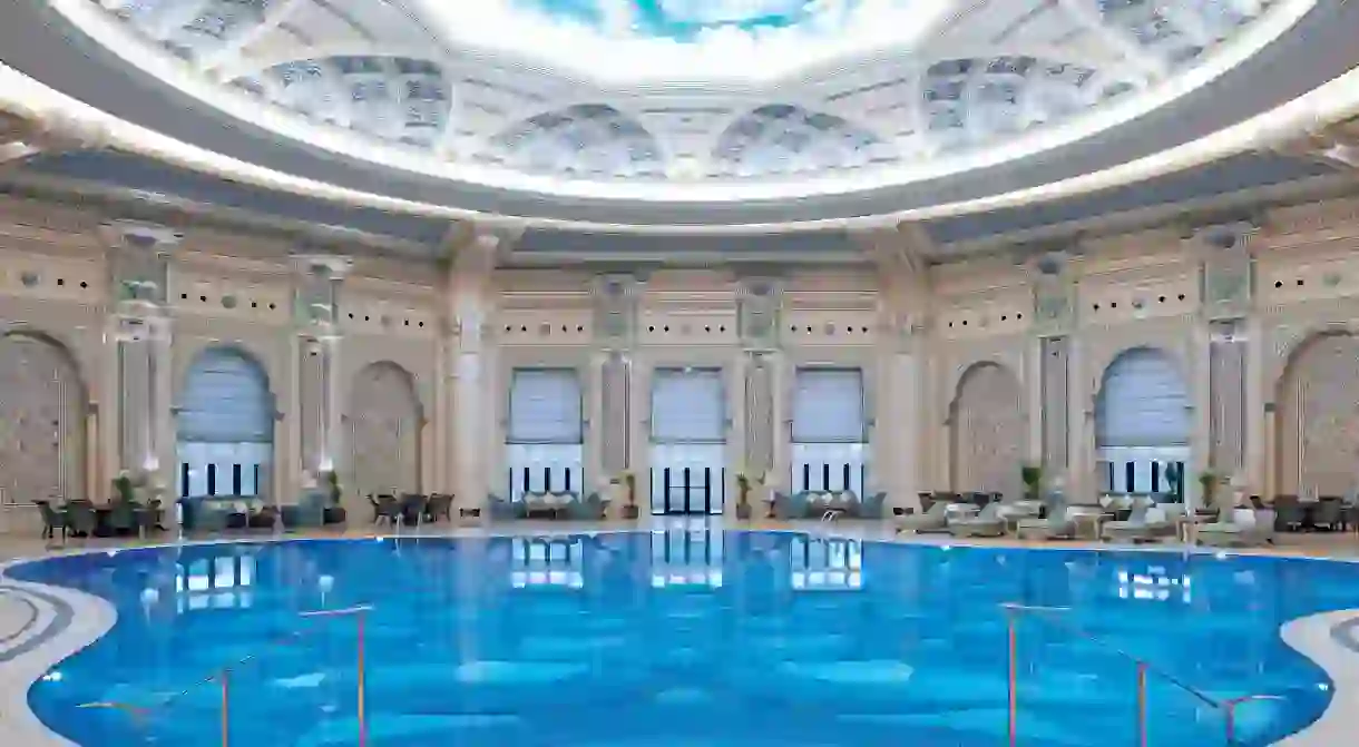 The ornate Ritz-Carlton, Riyadh