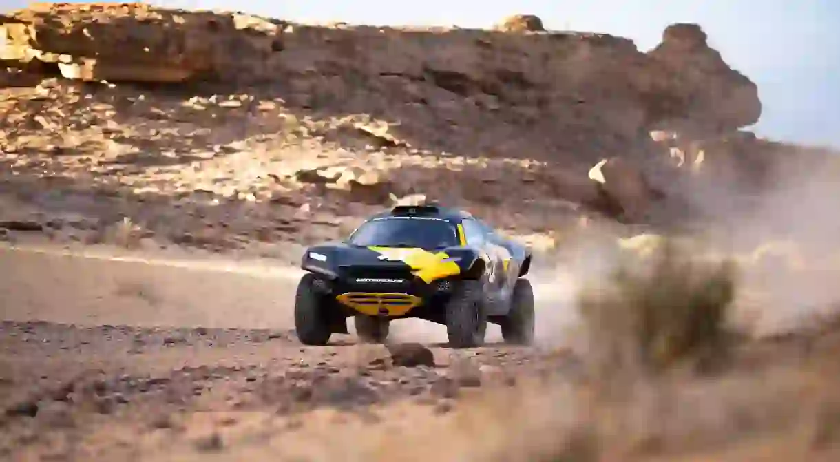 The first race of Extreme E takes place in April 2021 in Saudi Arabia