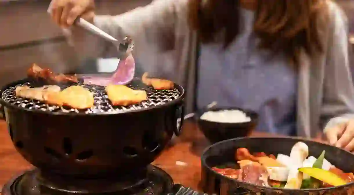 Sizzle your own yakiniku at a Korean BBQ joint in Seoul