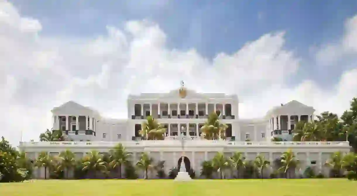 The Taj Falaknuma in Hyderabad used to be a palace