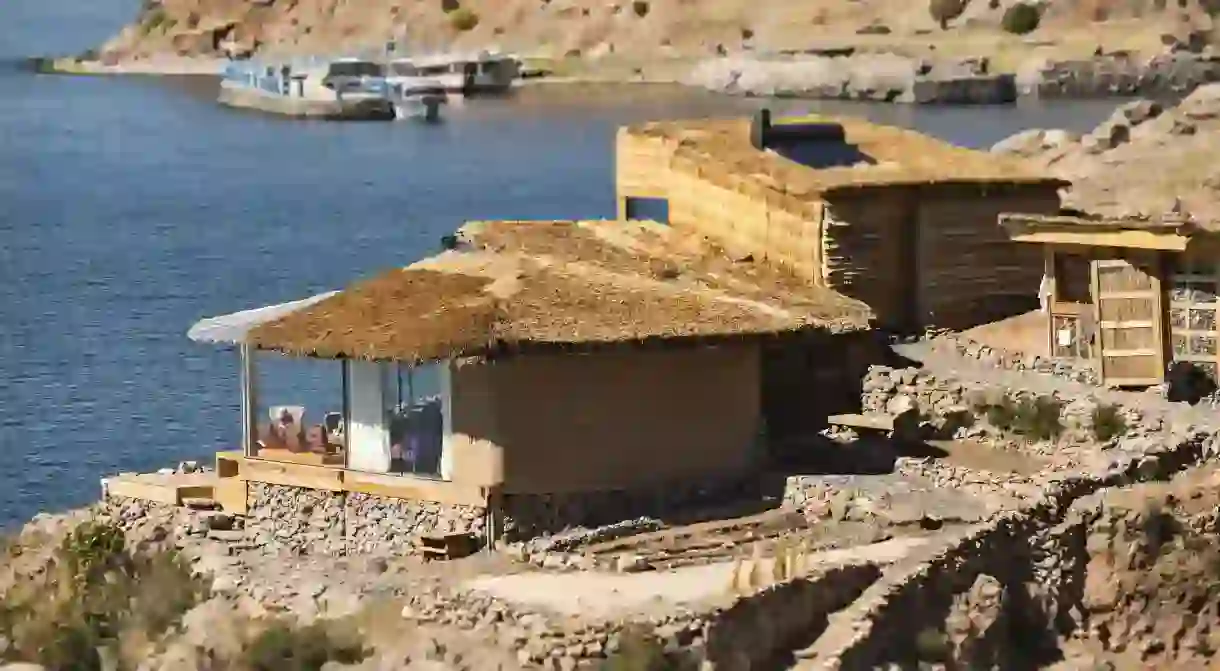 Cuddle up and enjoy romantic views over Lake Titicaca at Amantica Lodge