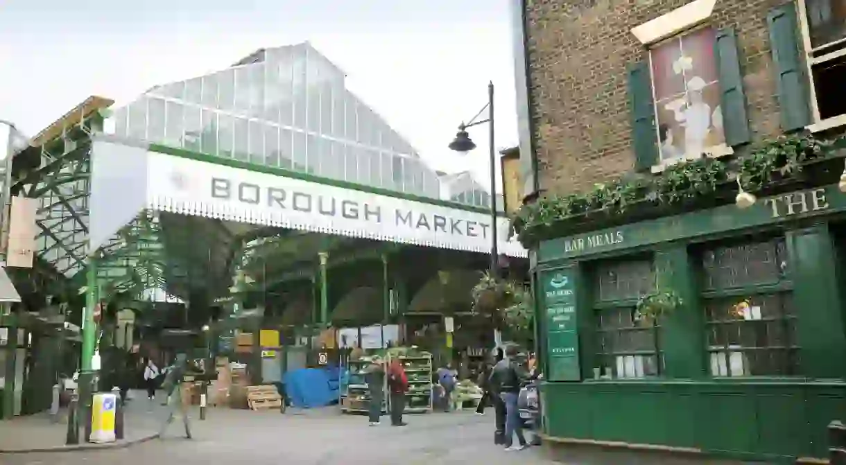 Borough Market is one of the oldest markets in London, with roots in the 12th century