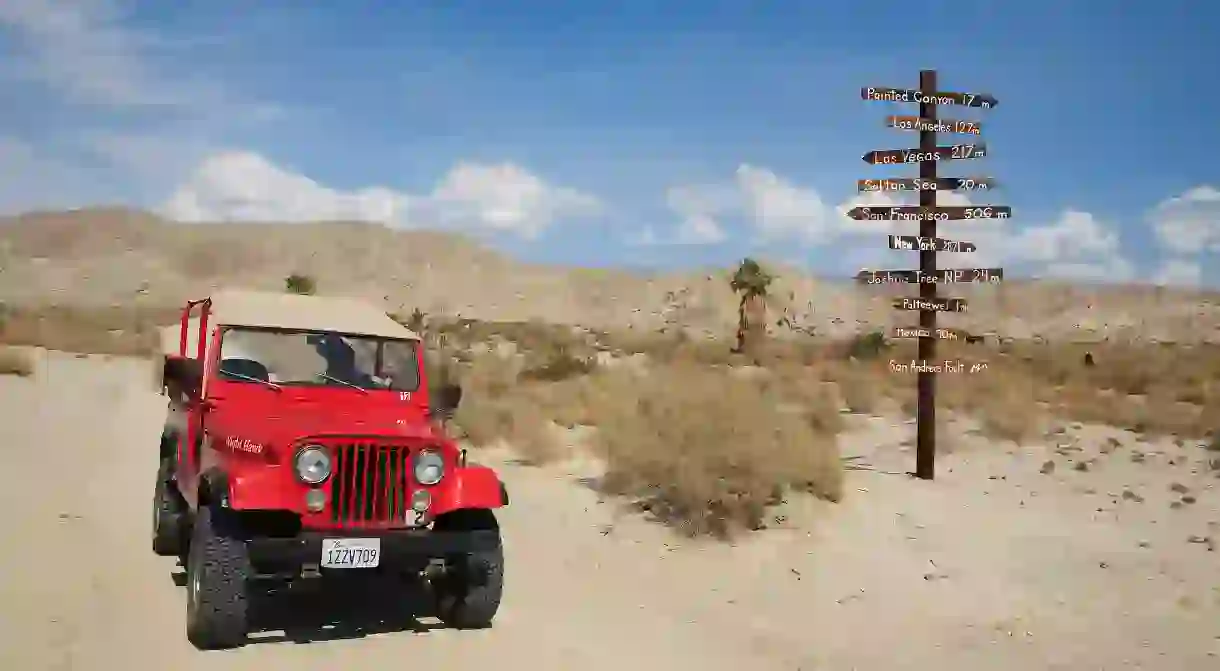 Hit the road and take to the desert en route to the Joshua Tree National Park