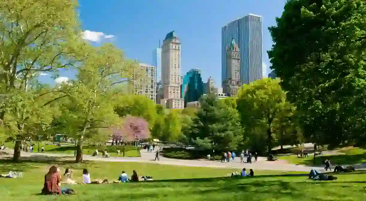 For a spot of romance, enjoy Central Park in spring