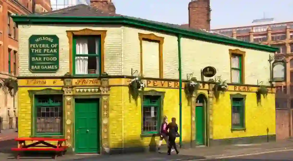 The Peveril of the Peak pub dates to the early 19th century