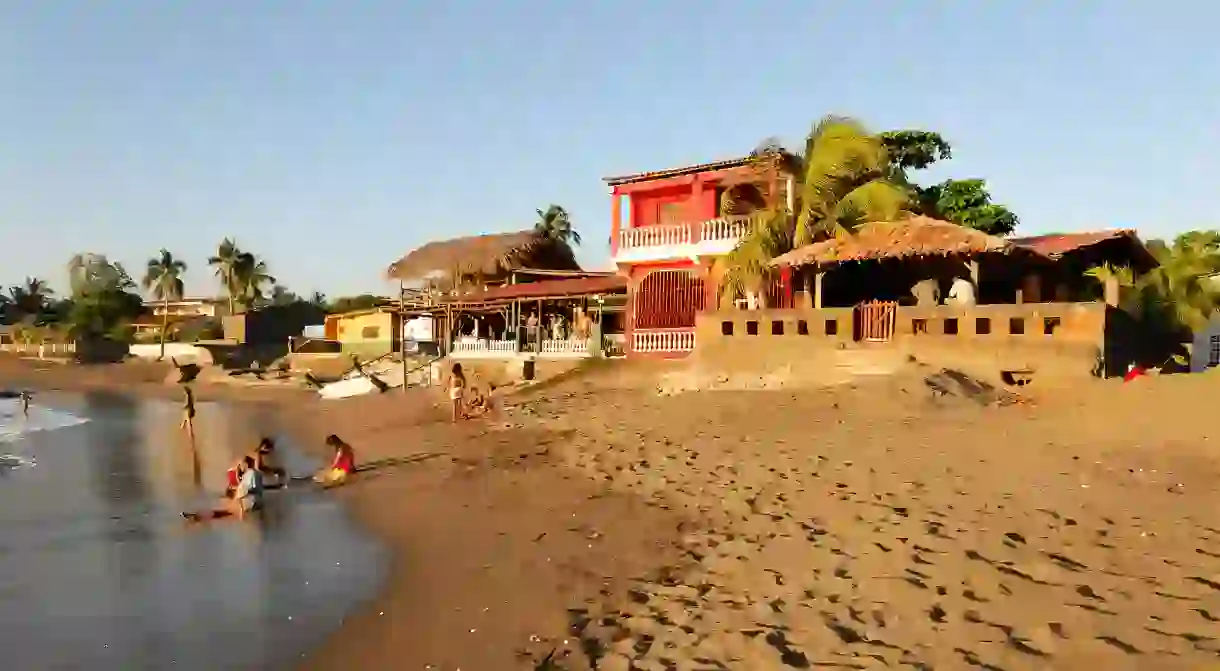 Las Penitas beach near Poneloya, Nicaragua, Central America.