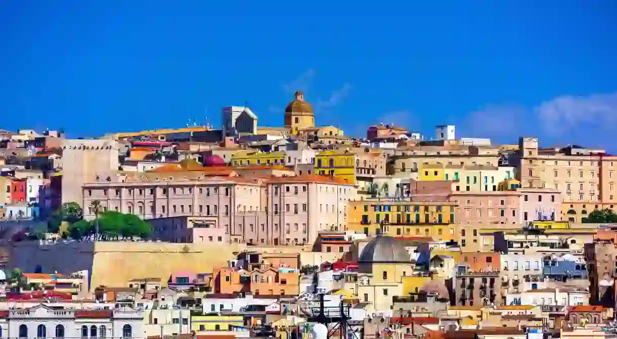 The old town of the Sardinian capital is steeped in history