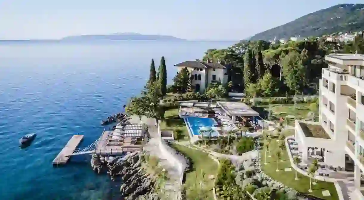 Find your luxuriously languid inner tempo at the Ikador Luxury Boutique Hotel & Spa, overlooking the Adriatic