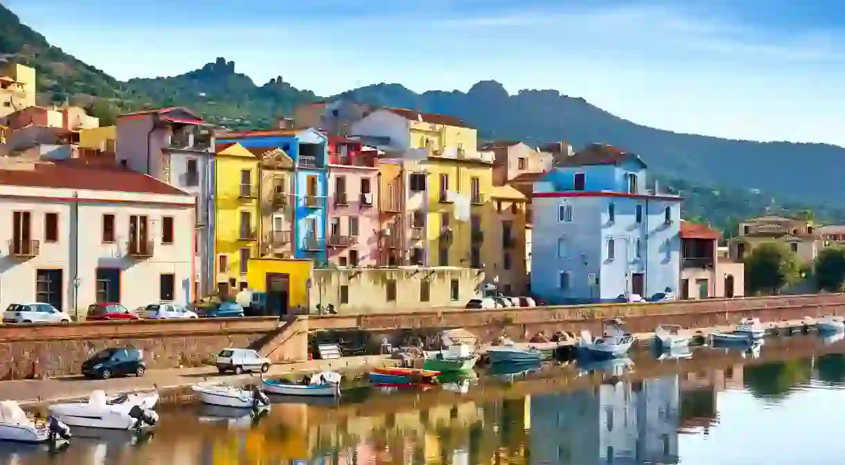 Bosa Old Town sits on the Riviera del Corallo