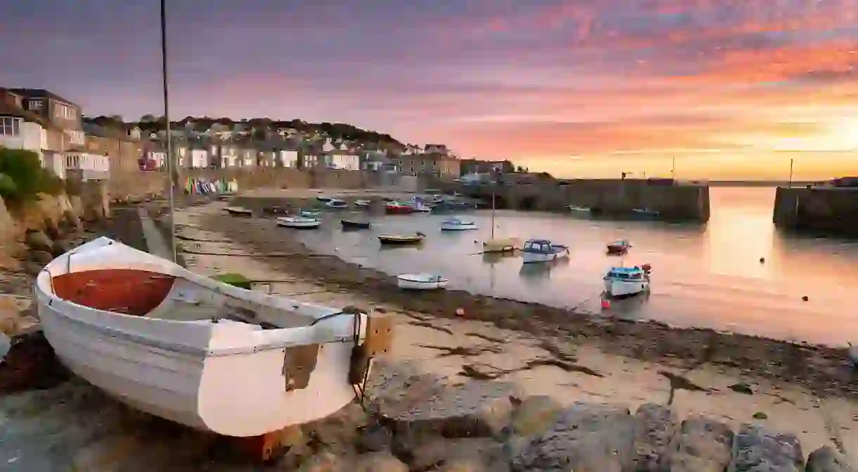 Watch stunning sunrises in Mousehole, near Penzance in Cornwall