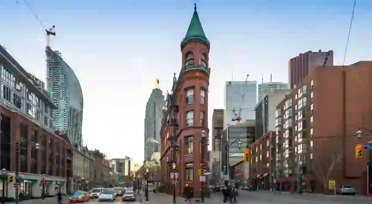 The Flatiron Building is a Toronto landmark