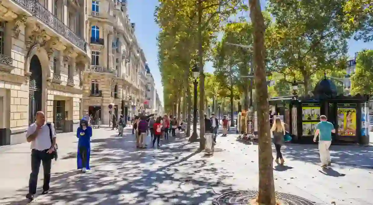 Stay close to the heart of Paris when you book a hotel on Avenue des Champs-Élysées