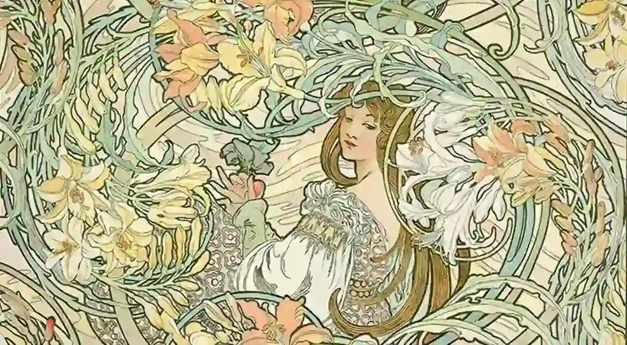 For a great memento of your time in Prague, pick up a reproduction art print by Alphonse Mucha