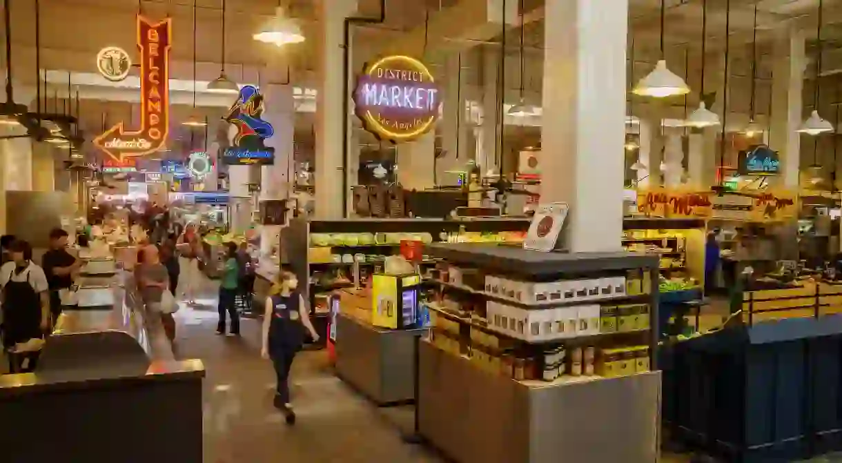 The Grand Central Market in LA is a must for all foodies