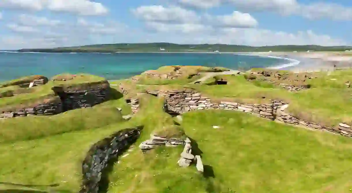 When it comes to wild swimming, Orkney has amazing options, including the Bay of Skaill